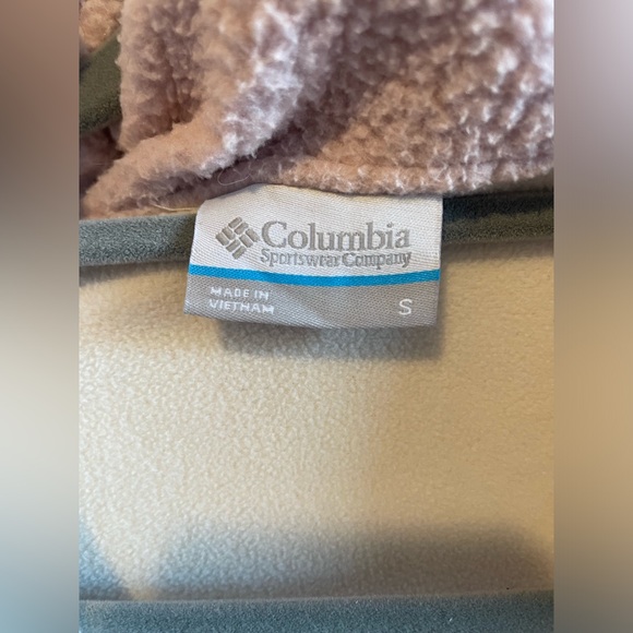 Ladies Columbia Fleece Pullover in Baby Pink Small - Picture 4 of 5